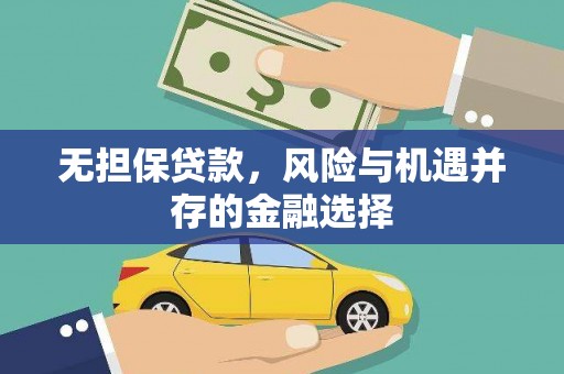 禅城无担保贷款，风险与机遇并存的金融选择