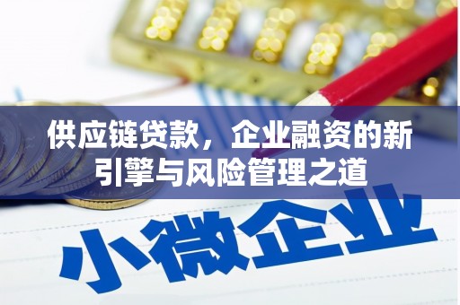 禅城供应链贷款，企业融资的新引擎与风险管理之道