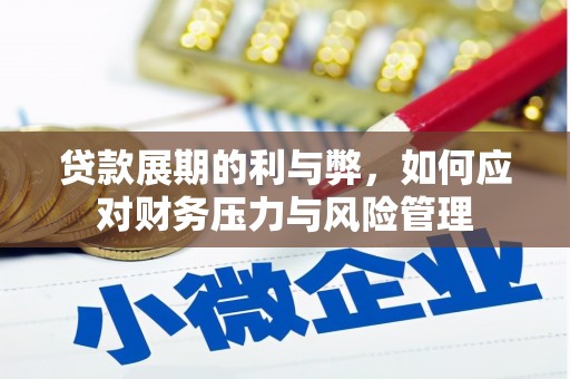 禅城贷款展期的利与弊，如何应对财务压力与风险管理