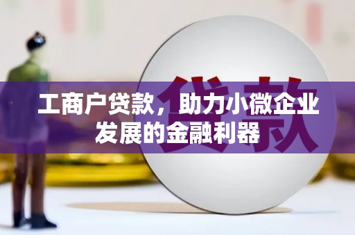 禅城工商户贷款，助力小微企业发展的金融利器