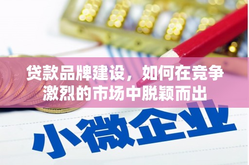 禅城贷款品牌建设，如何在竞争激烈的市场中脱颖而出