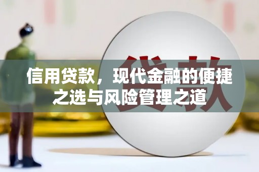 禅城信用贷款，现代金融的便捷之选与风险管理之道