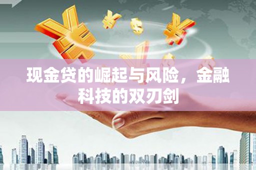 禅城现金贷的崛起与风险，金融科技的双刃剑