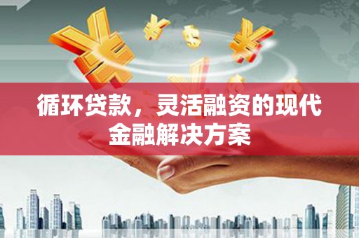 禅城循环贷款，灵活融资的现代金融解决方案