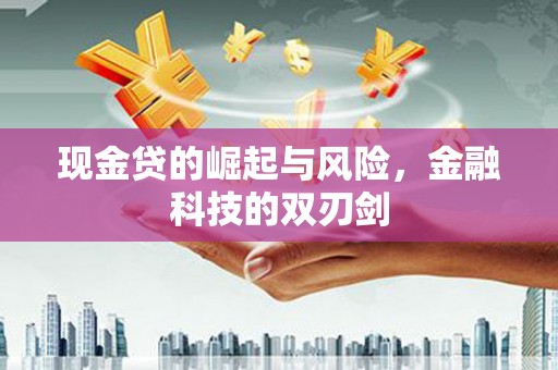 禅城现金贷的崛起与风险，金融科技的双刃剑