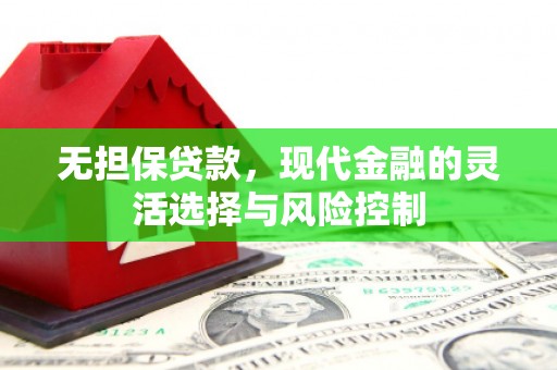 禅城无担保贷款，现代金融的灵活选择与风险控制