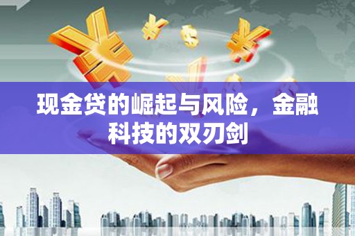 禅城现金贷的崛起与风险，金融科技的双刃剑