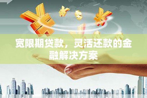禅城宽限期贷款，灵活还款的金融解决方案