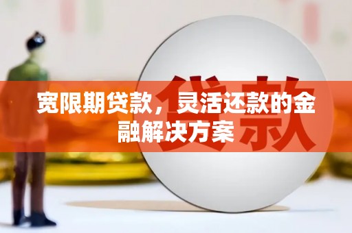 禅城宽限期贷款，灵活还款的金融解决方案