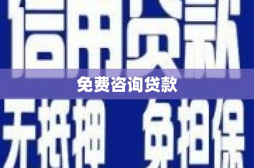 禅城免费咨询贷款