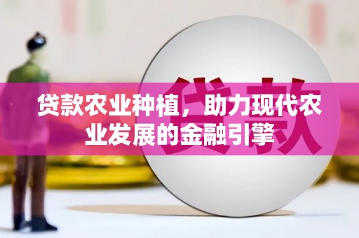 禅城贷款农业种植，助力现代农业发展的金融引擎