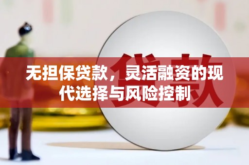 禅城无担保贷款，灵活融资的现代选择与风险控制