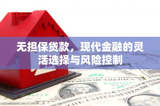 禅城无担保贷款，现代金融的灵活选择与风险控制