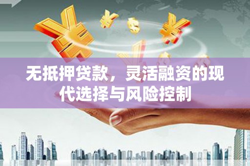 禅城无抵押贷款，灵活融资的现代选择与风险控制
