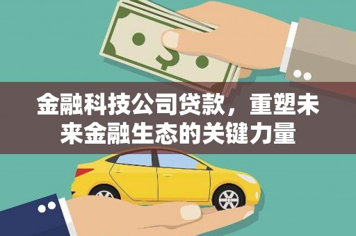 禅城金融科技公司贷款，重塑未来金融生态的关键力量