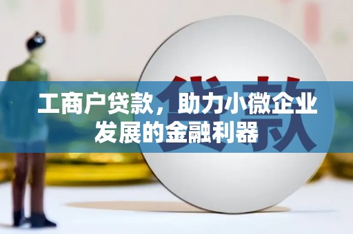 禅城工商户贷款，助力小微企业发展的金融利器