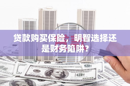 禅城贷款购买保险，明智选择还是财务陷阱？