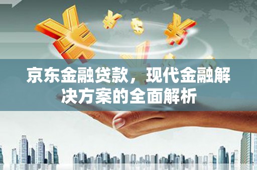 禅城京东金融贷款，现代金融解决方案的全面解析