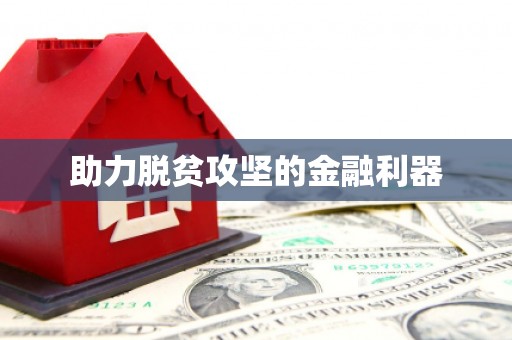 禅城助力脱贫攻坚的金融利器