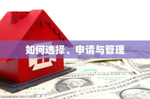 禅城如何选择、申请与管理