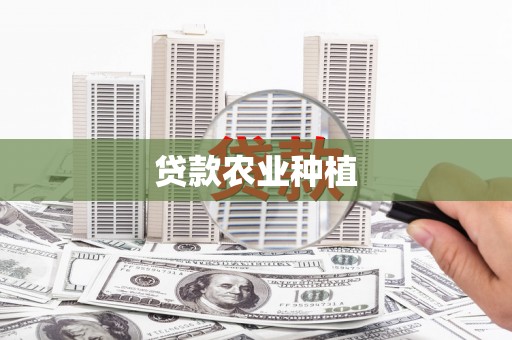 禅城贷款农业种植